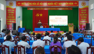 Hội nghị đối thoại trực tiếp giữa Bí thư Đảng ủy và Chủ tịch UBND xã với cá nhân, tổ chức về thủ tục hành chính và giải quyết các thủ tục hành chính năm 2025 trên địa bàn xã Xuân Đông