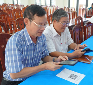 Xã Xuân Đông tập trung thực hiện hội nghị không giấy