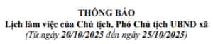 lich lam viec tuan NEN