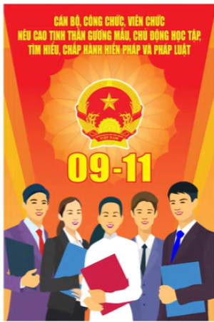 Tuyên truyền hưởng ứng Ngày Pháp luật Việt Nam 9/11