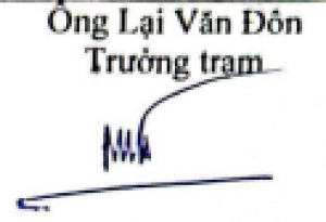 Thông báo về việc giới thiệu mẫu dấu, chức danh và chữ ký Lãnh đạo Trạm Chăn nuôi và Thủy sản Khu vực 5