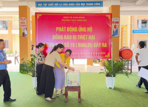 Lời kêu gọi toàn dân ủng hộ khắc phục hậu quả cơn bão số 10 gây ra