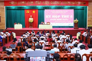 Kỳ họp thứ 8 (kỳ họp thường kỳ cuối năm 2025) của HĐND tỉnh khóa X, nhiệm kỳ 2021-2026 được tổ chức, như sau: