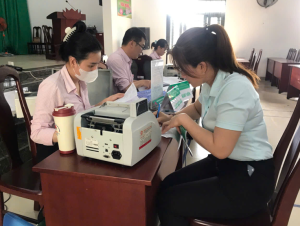 HỘI NÔNG DÂN XÃ XUÂN ĐÔNG PHỐI HỢP GIẢI NGÂN VỐN GIẢI QUYẾT VIỆC LÀM VÀ NƯỚC SẠCH VỆ SINH MÔI TRƯỜNG NÔNG THÔN