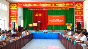 HỘI ĐỒNG NGHĨA VỤ QUÂN SỰ XÃ XUÂN ĐÔNG TỔ CHỨC HỘI NGHỊ BÌNH CỬ CÔNG KHAI CÔNG DÂN THỰC HIỆN NVQS VÀ THAM GIA NGHĨA VỤ CAND NĂM 2026