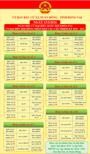 KHU VUC BO PHIEU ( CHUAN