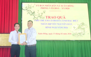 50 PHẦN QUÀ TẾT TẶNG NGƯỜI CAO TUỔI, TRẺ EM CÓ HOÀN CẢNH ĐẶC BIỆT