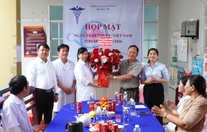 Họp mặt Ngày thầy thuốc Việt Nam 27/02/1955-27/02/2026. 