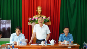 Hội nghị giao ban cấp ủy Đảng ủy xã với cấp ủy Chi bộ 22 ấp trên địa bàn xã Xuân Đông