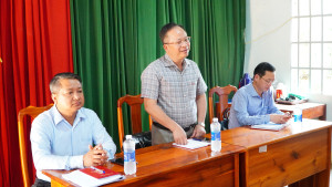 ĐOÀN CÔNG TÁC ĐẢNG ỦY XÃ XUÂN ĐÔNG LÀM VIỆC VỚI CHI BỘ, BAN NHÂN DÂN ẤP 9, ẤP 10, ẤP 11 VÀ ẤP 12.