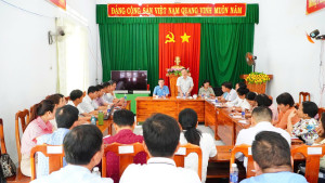 THƯỜNG TRỰC ĐẢNG ỦY XÃ XUÂN ĐÔNG LÀM VIỆC VỚI CÁC TRƯỜNG HỌC TRÊN ĐỊA BÀN XÃ