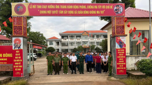 Xã Xuân Đông tổ chức Lễ mít tinh hưởng ứng Tháng hành động phòng, chống ma túy năm 2026