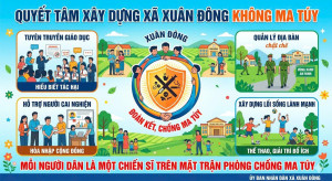 Quyết tâm xây dựng xã Xuân Đông không ma túy
