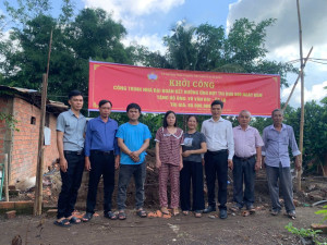 Xuân Đông khởi công 2 căn nhà Đại đoàn kết cho hộ khó khăn về nhà ở