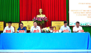 HỘI NGHỊ TIẾP XÚC CỬ TRI TRƯỚC KỲ HỌP THƯỜNG LỆ GIỮA NĂM 2026