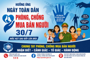 BÀI TUYÊN TRUYỀN   NGÀY THẾ GIỚI PHÒNG, CHỐNG MUA BÁN NGƯỜI (30/7)