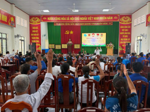 UBMTTQ VIỆT NAM XÃ XUÂN ĐÔNG TỔ CHỨC HỘI NGHỊ SƠ KẾT 6 THÁNG ĐẦU NĂM 2026 VÀ TRIỂN KHAI NHIỆM VỤ TRỌNG TÂM 6 THÁNG CUỐI NĂM.
