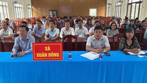 XÃ XUÂN ĐÔNG TỔ CHỨC HỘI NGHỊ HỌC TẬP, QUÁN TRIỆT VÀ TRIỂN KHAI THỰC HIỆN NGHỊ QUYẾT SỐ 16-NQ/TW CỦA BỘ CHÍNH TRỊ