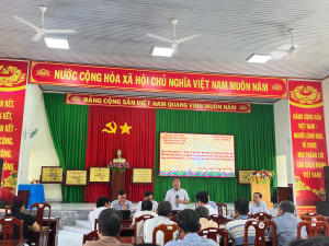 Họp đối thoại lấy ý kiến về dự thảo phương án bồi thường “Dự án bồi thường, hỗ trợ, tái định cư, giải phóng mặt bằng nâng cấp, mở rộng tuyến đường DT.773 đoạn qua địa bàn xã Xuân Đông”