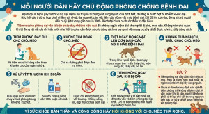 Xã Xuân Đông tăng cường phòng chống bệnh dại từ chó mèo thả rông