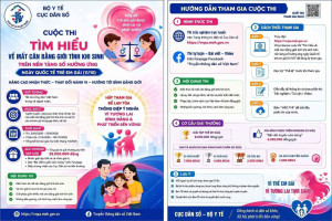 Cuộc thi tìm hiểu mất cân bằng giới tính khi sinh trên nền tảng số