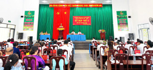 HỘI ĐỒNG NHÂN DÂN XÃ XUÂN ĐƯỜNG TỔ CHỨC KỲ HỌP THỨ 4 , KỲ...