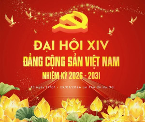 NHIỆT LIỆT CHÀO MỪNG ĐẠI HỘI ĐẠI BIỂU TOÀN QUỐC LẦN THỨ XIV CỦA ĐẢNG CỘNG SẢN VIỆT NAM