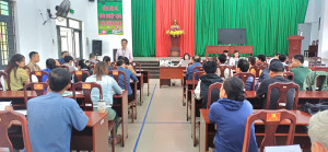 HỘI NÔNG DÂN XÃ XUÂN ĐƯỜNG PHỐI HỢP GIẢI NGÂN VỐN GIẢI QUYẾT VIỆC LÀM VÀ NƯỚC SẠCH VỆ SINH MÔI TRƯỜNG NÔNG THÔN