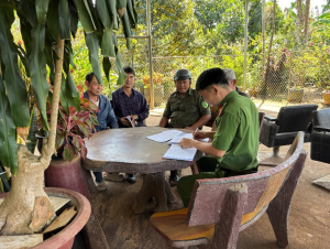 CÔNG AN XÃ XUÂN ĐƯỜNG TỔNG RÀ SOÁT, KIỂM TRA CÔNG TÁC ĐĂNG KÝ QUẢN LÝ CƯ TRÚ TRÊN ĐỊA BÀN XÃ