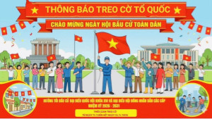 UBND XÃ XUÂN ĐƯỜNG THÔNG BÁO TREO CỜ TỔ QUỐC _ CHÀO MỪNG NGÀY BẦU CỬ ĐẠI BIỂU QUỐC HỘI VÀ ĐẠI BIỂU HỘI ĐỒNG NHÂN DÂN CÁC CẤP NHIỆM KỲ 2026-2031