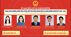 TIỂU SỬ TÓM TẮT NGƯỜI ỨNG CỬ ĐẠI BIỂU HĐND XÃ XUÂN ĐƯỜNG, NHIỆM KỲ 2026 – 2031 TẠI ĐƠN VỊ BẦU CỬ SỐ 4