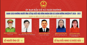 TIỂU SỬ TÓM TẮT NGƯỜI ỨNG CỬ ĐẠI BIỂU HĐND XÃ XUÂN ĐƯỜNG, NHIỆM KỲ 2026 – 2031 TẠI ĐƠN VỊ BẦU CỬ SỐ 5