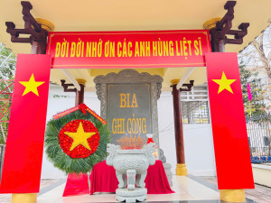 HỘI ĐỒNG NGHĨA VỤ QUÂN SỰ XÃ XUÂN ĐƯỜNG_ TỔ CHỨC LỄ VIẾNG BIA TƯỞNG NIỆM NHÂN DỊP HỘI TRẠI TÒNG QUÂN NĂM 2026