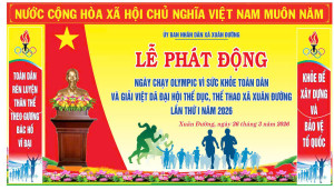 XÃ XUÂN ĐƯỜNG_ PHÁT ĐỘNG NGÀY OLYMPIC VÌ SỨC KHOẺ TOÀN DÂN - VÌ AN NINH TỔ QUỐC NĂM 2026