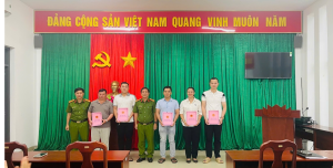 Công an xã Xuân Đường tham mưu cũng cố, kiện toàn lực lượng...