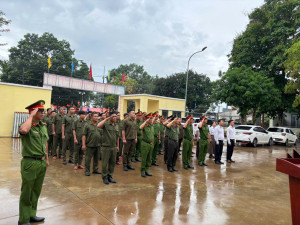 Công an xã Xuân Đường tham mưu tổ chức Lễ ra quân hưởng ứng Tháng hành động phòng, chống ma túy năm 2026