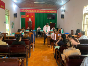 HỘI CCB XÃ PHỐI HỢP VỚI NHCSXH CẨM MỸ THỰC HIỆN GIẢI NGÂN...