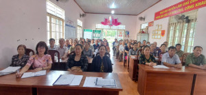 HỘI NÔNG DÂN XÃ XUÂN ĐƯỜNG TỔ CHỨC HỌP CÁC TỔ TIẾT KIỆM VÀ...