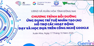 UBND Xã Xuân Hòa Tổ Chức Thành Công Buổi Tập Huấn Ứng Dụng Trí Tuệ Nhân Tạo (AI) Hỗ Trợ Dạy Và Học