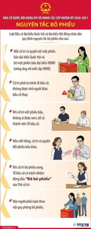 CÁC NGUYÊN TẮC BỎ PHIẾU