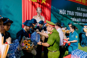 TUỔI TRẺ CÔNG AN XÃ XUÂN HÒA "3 NHẤT" TRONG THÁNG THANH NIÊN 2026