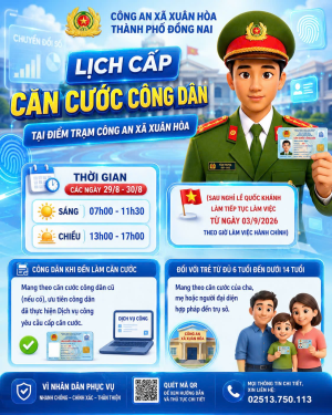 XÃ XUÂN HÒA ĐẨY MẠNH TUYÊN TRUYỀN, VẬN ĐỘNG PHỤ HUYNH CÀI ĐẶT VNeID MỨC ĐỘ 2 VÀ SỔ SỨC KHỎE ĐIỆN TỬ CHO HỌC SINH TRƯỚC NGÀY KHAI GIẢNG NĂM HỌC 2026 – 2027