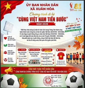 🔥 HƯỞNG ỨNG CHƯƠNG TRÌNH ĐI BỘ "CÙNG VIỆT NAM TIẾN BƯỚC" NĂM 2026 🔥