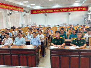 XÃ XUÂN HÒA THAM DỰ HỘI NGHỊ TRỰC TUYẾN HỌC TẬP, QUÁN TRIỆT, TUYÊN TRUYỀN VÀ TRIỂN KHAI THỰC HIỆN NGHỊ QUYẾT SỐ 16-NQ/TW CỦA BỘ CHÍNH TRỊ