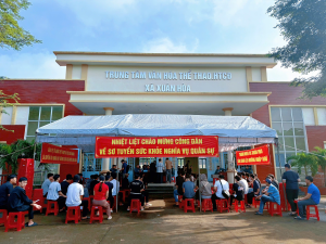 HỘI ĐỒNG NGHĨA VỤ QUÂN SỰ XÃ XUÂN HOÀ TỔ CHỨC KHÁM SƠ TUYỂN SỨC KHỎE NGHĨA VỤ QUÂN SỰ NĂM 2027