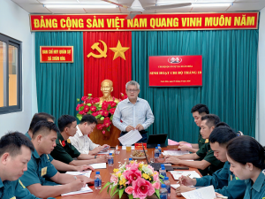 CHI BỘ QUÂN SỰ XÃ XUÂN HOÀ TỔ CHỨC SINH HOẠT CHI BỘ THƯỜNG KỲ THÁNG 10 NĂM 2026