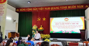 Ủy ban Mặt trận Tổ quốc Việt Nam xã long trọng tổ chức Họp phiên trù bị cho Đại hội MTTQVN xã Xuân Hòa