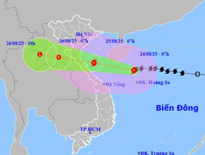 Chỉ đạo của Ban Bí thư về ứng phó với cơn bão số 5