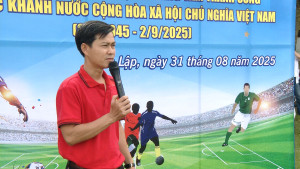 Phường Xuân Lập khai mạc giao hữu bóng đá chào mừng kỷ niệm...