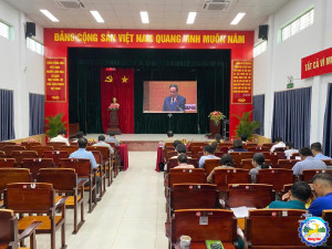 Hội nghị trực tuyến toàn quốc triển khai công tác bầu cử đại biểu Quốc hội khóa XVI và đại biểu HĐND các cấp nhiệm kỳ 2026 - 2031